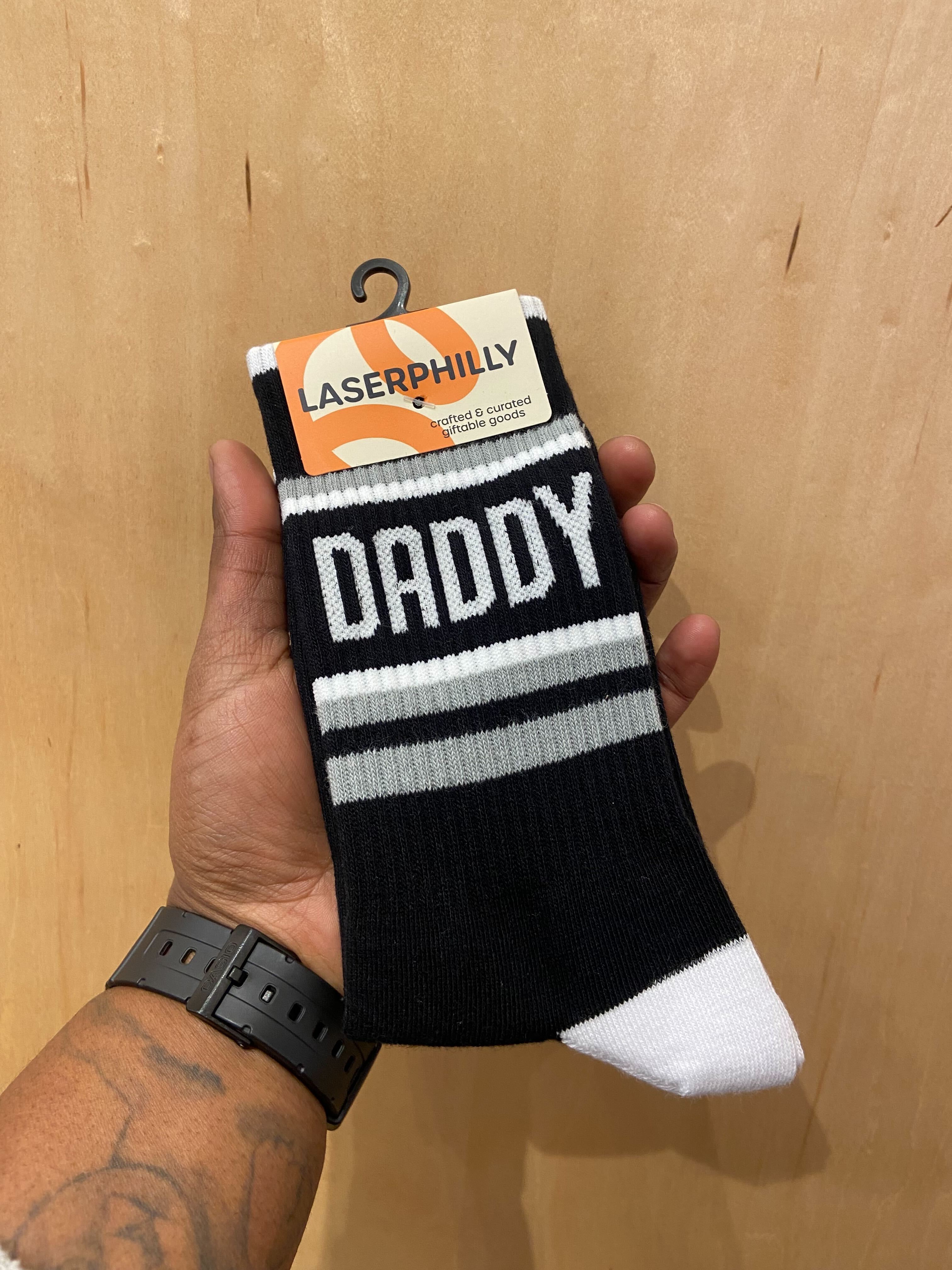 Laser Philly Daddy Socks