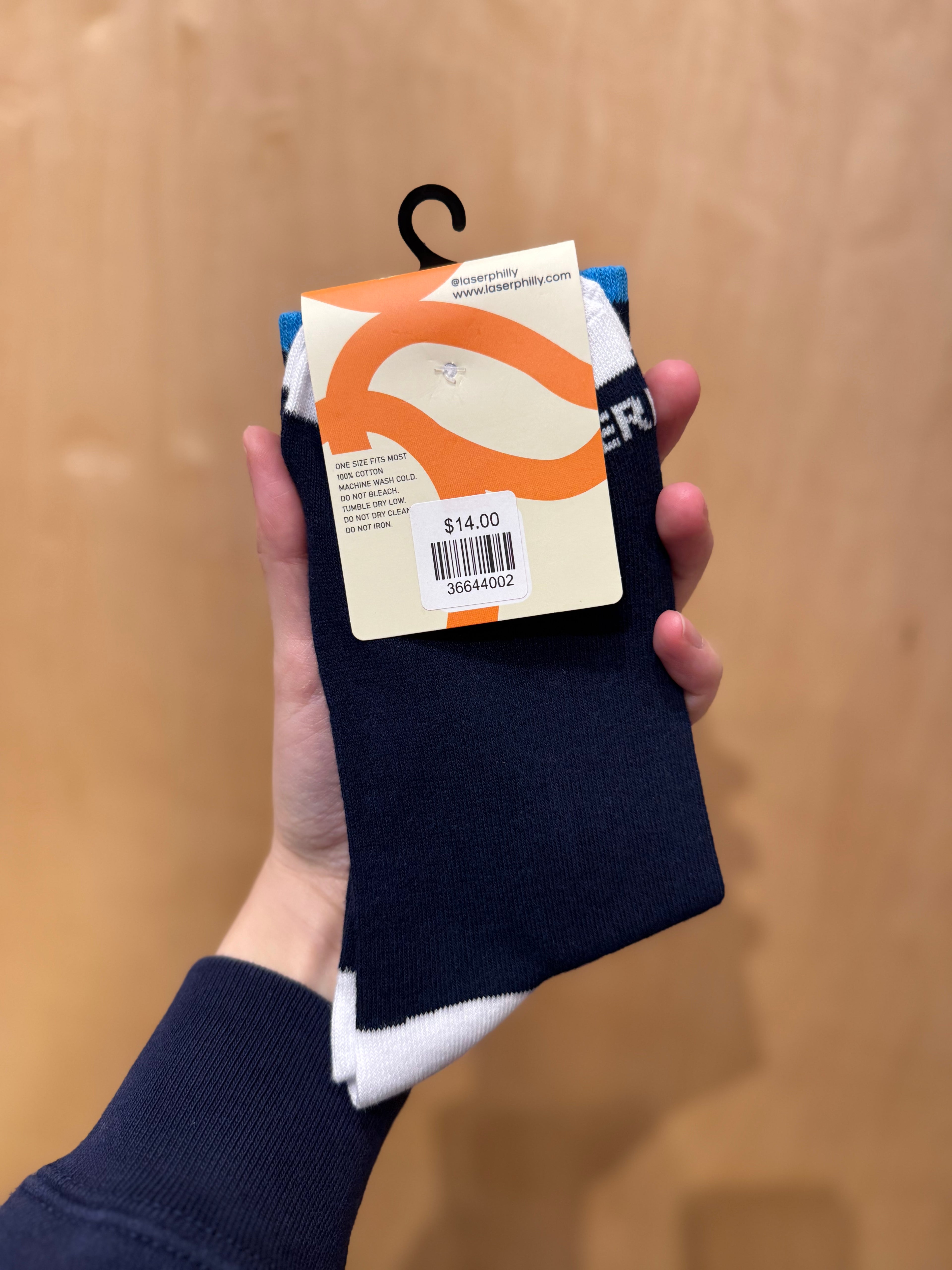 Laser Philly Philadelphia Socks - Blue