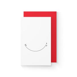 Smile Blank Greeting Card