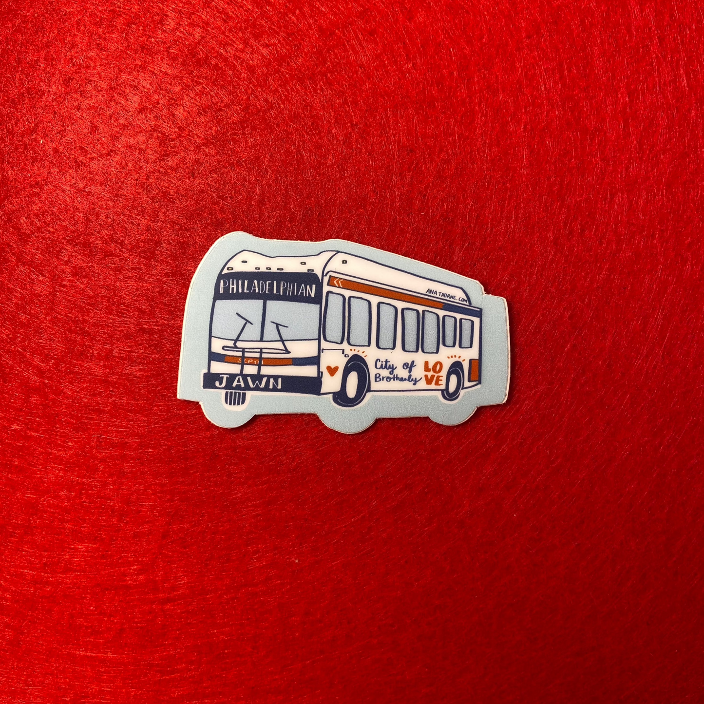 Philadelphia SEPTA Bus Sticker