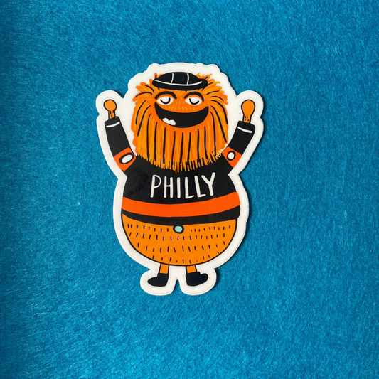 Happy Gritty Sticker