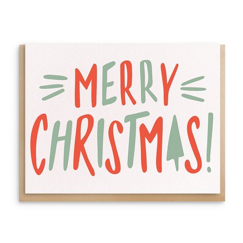 Merry Christmas Bold Card