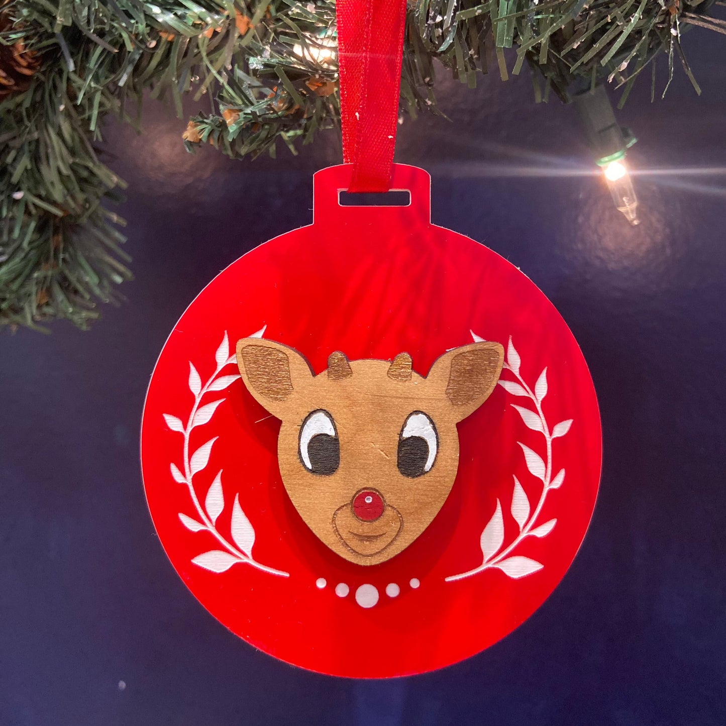 Rudolph Red-Nosed Reindeer Ornament