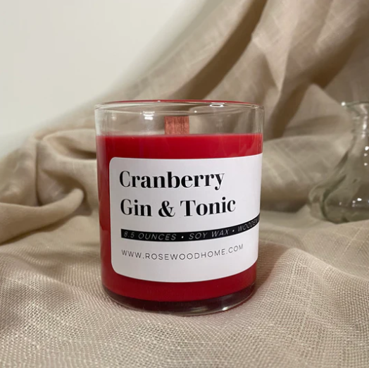 Cranberry Gin & Tonic Candle