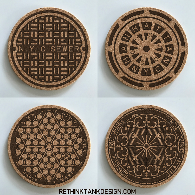 Manhole Cover Coasters