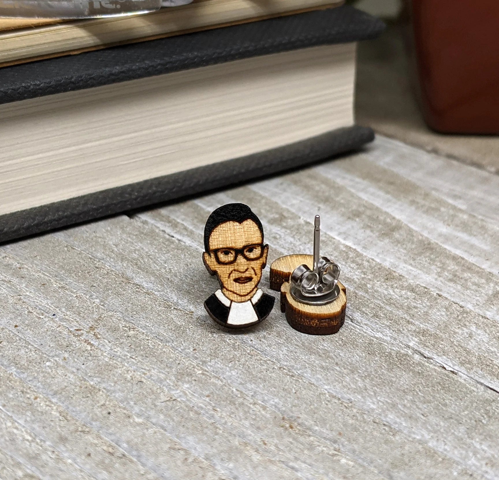 Notorious RBG Stud Earrings
