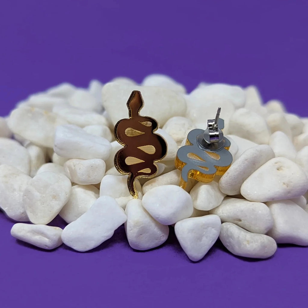 Snake Stud  Earrings