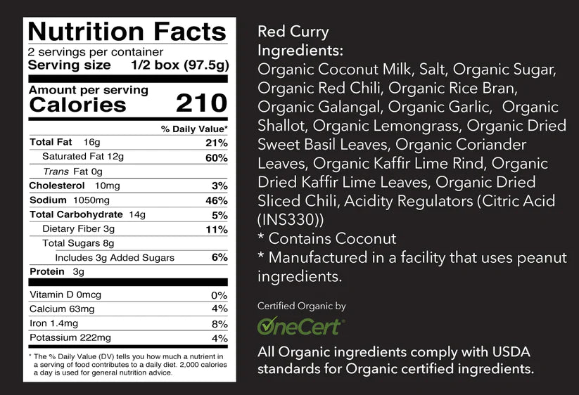 Thai for Two Cooking Kit - Organic Red Curry