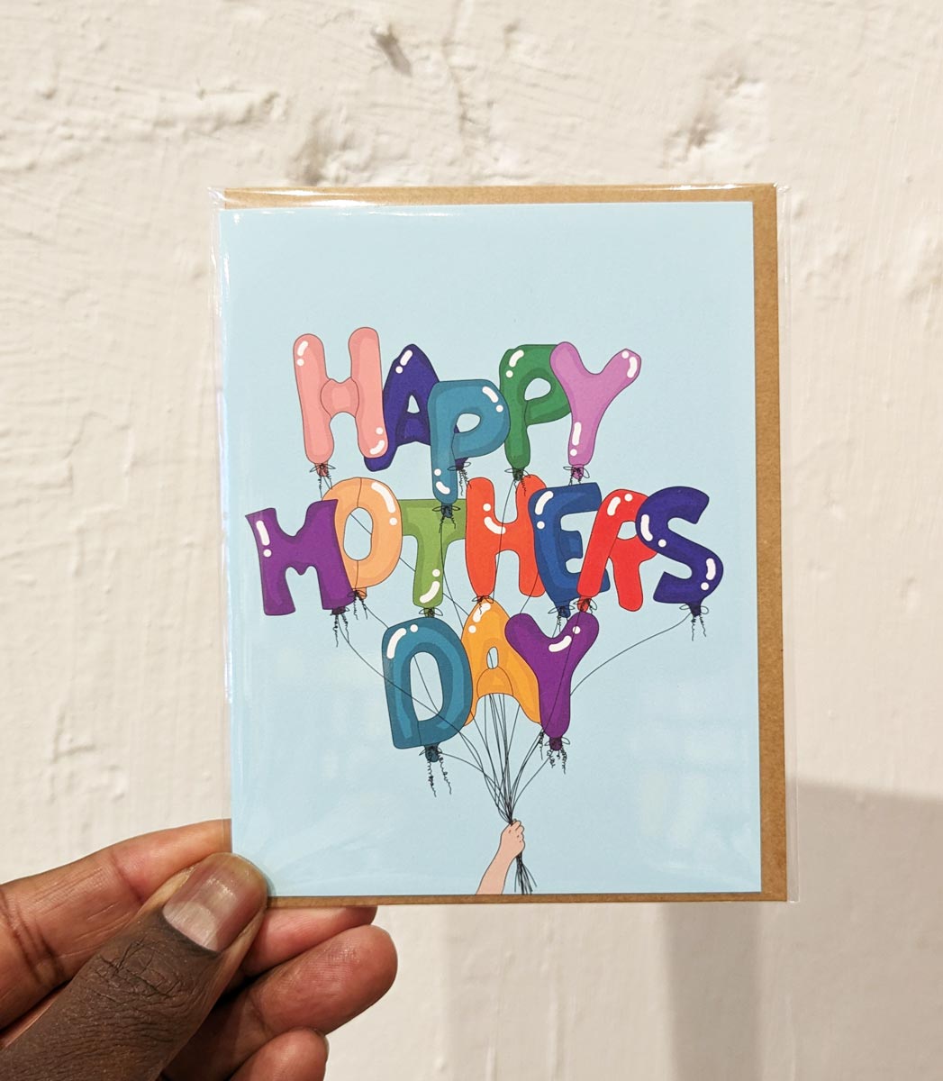 Happy Mother's Day Balloon Card