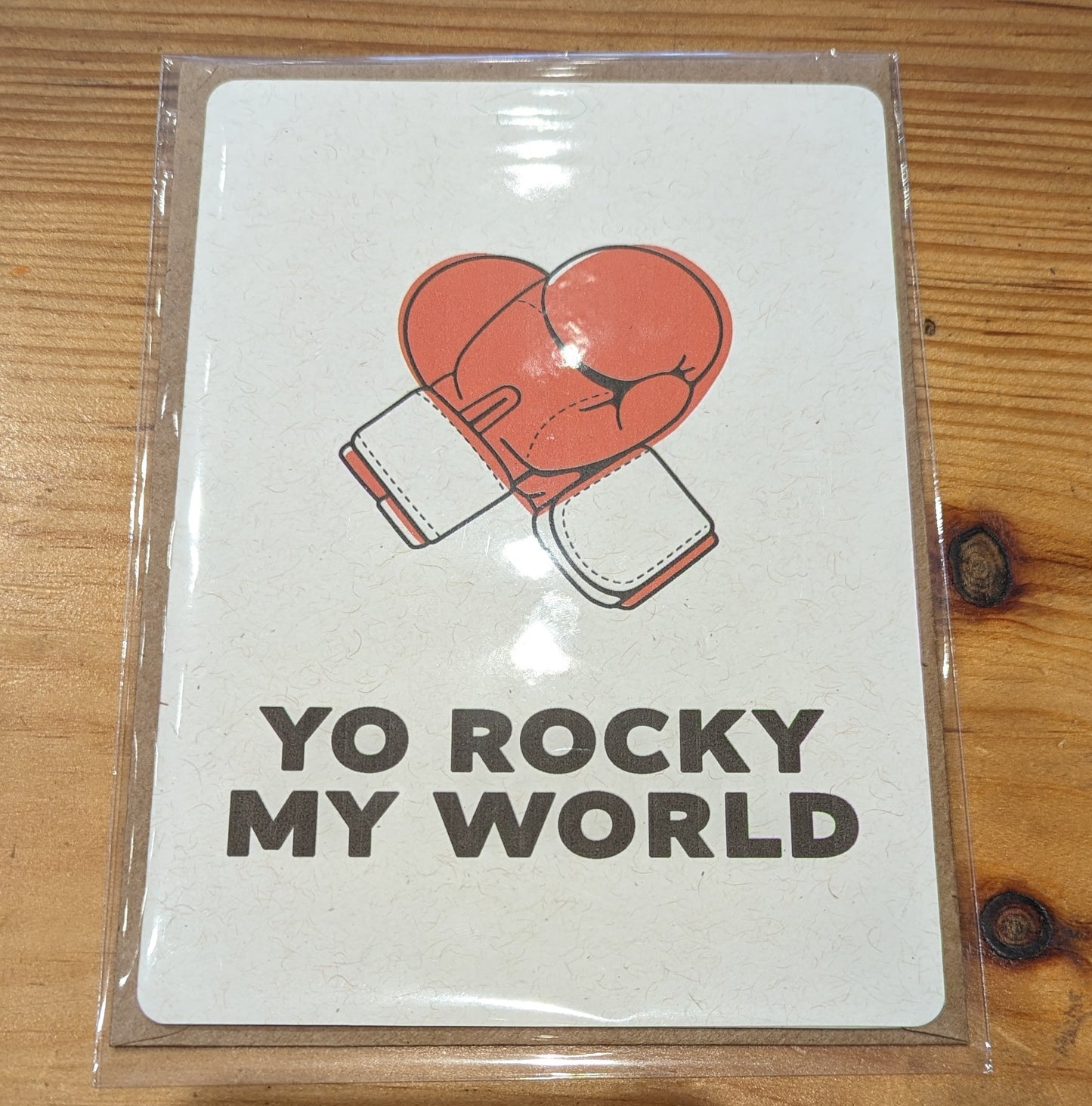 Yo Rocky My World Card