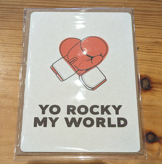 Yo Rocky My World Card