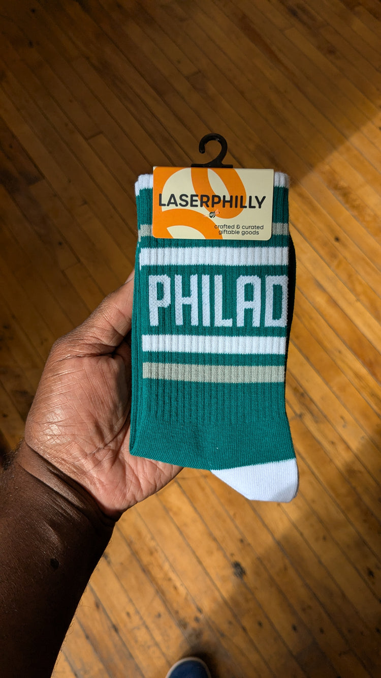 Laser Philly Philadelphia Socks - Green