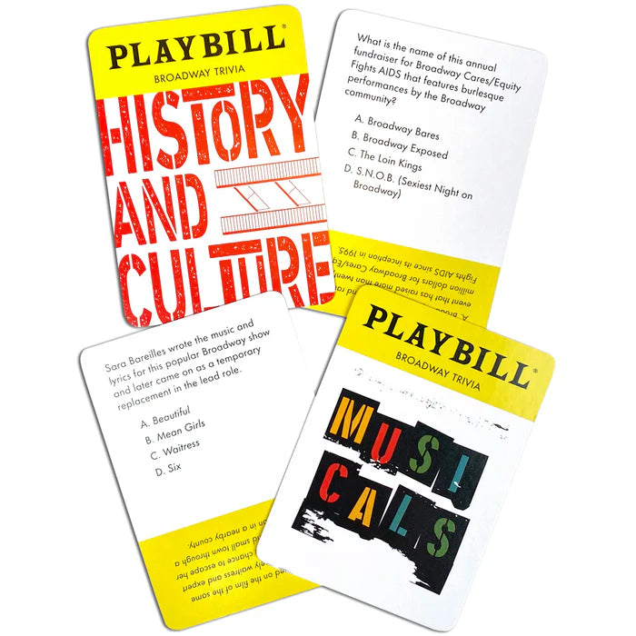 Playbill Broadway Trivia