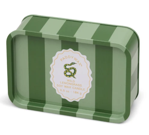 Wild Lemongrass Tin Candle