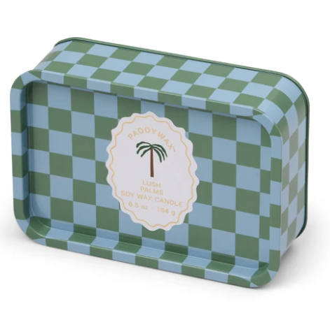 Lush Palms Tin Candle