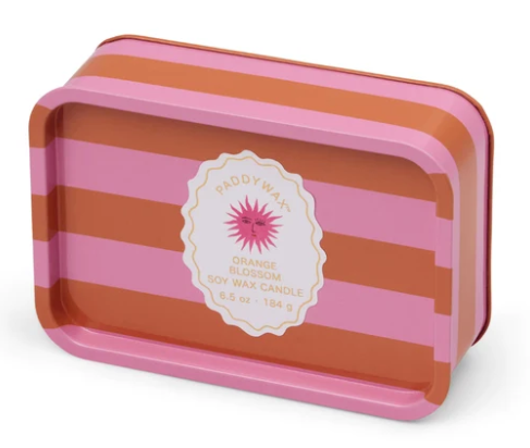 Orange Blossom Tin Candle