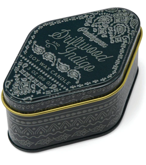Driftwood Indigo Station Tin