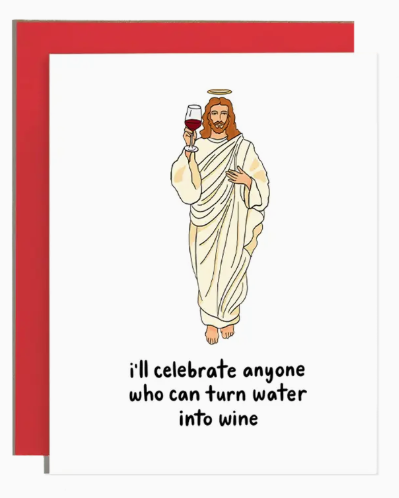Jesus Wine Card