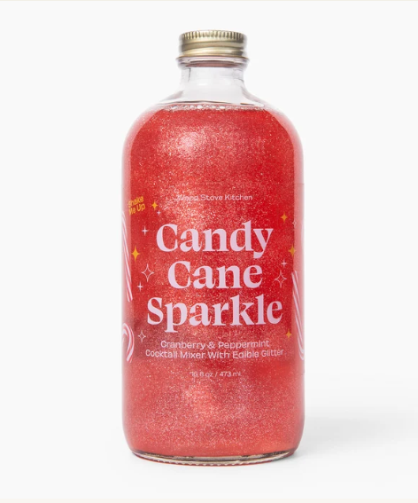 Candy Cane Sparkle Cocktail & Mocktail Mixer, 16 fl oz