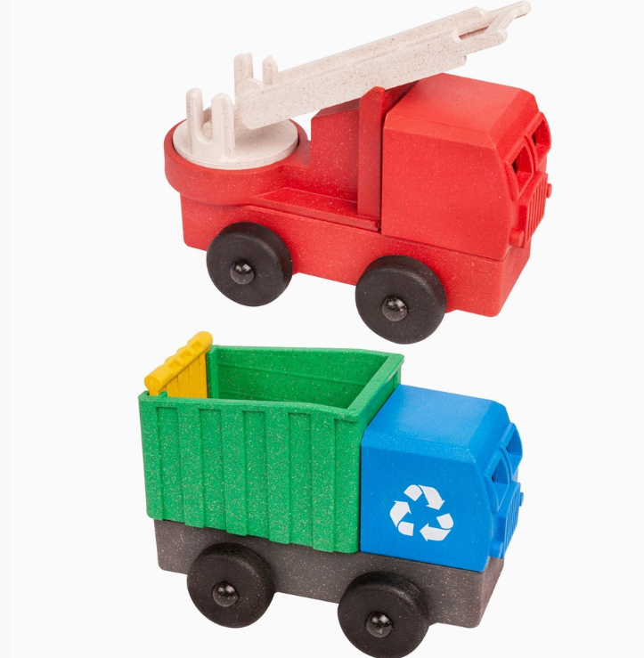 Fire and Recycling Truck 2 Pack