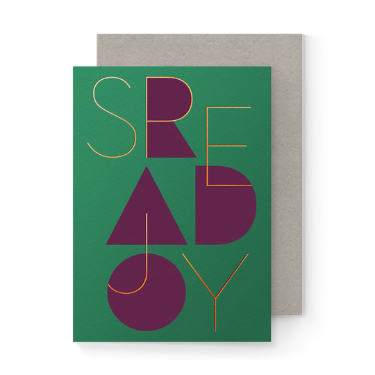 Spread Joy Folded Card