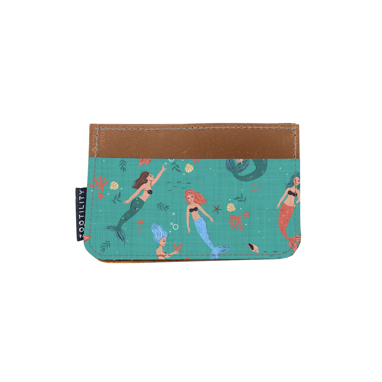 Card Holder Wallet - Prints: No. 51 (Peach Lake)