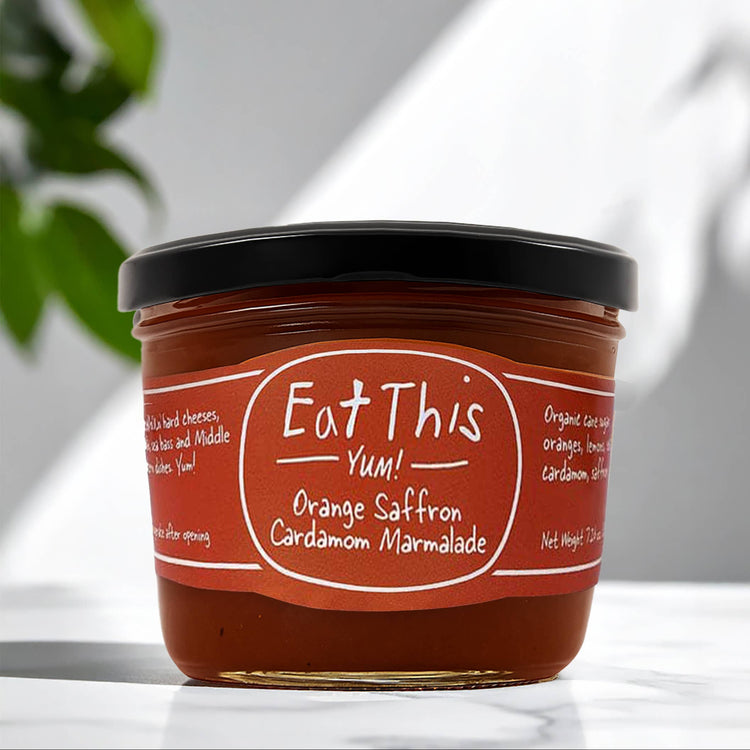 Orange Saffron Cardamom Marmalade : 7 OZ