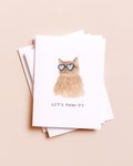 Let's Paw-ty Birthday Card
