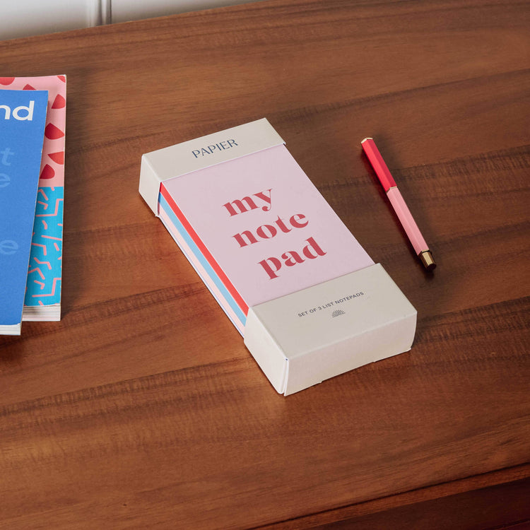 List Notepads, Set of 3