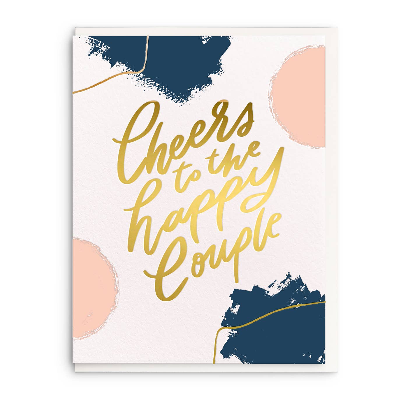 Cheers - Letterpress Wedding Greeting Card