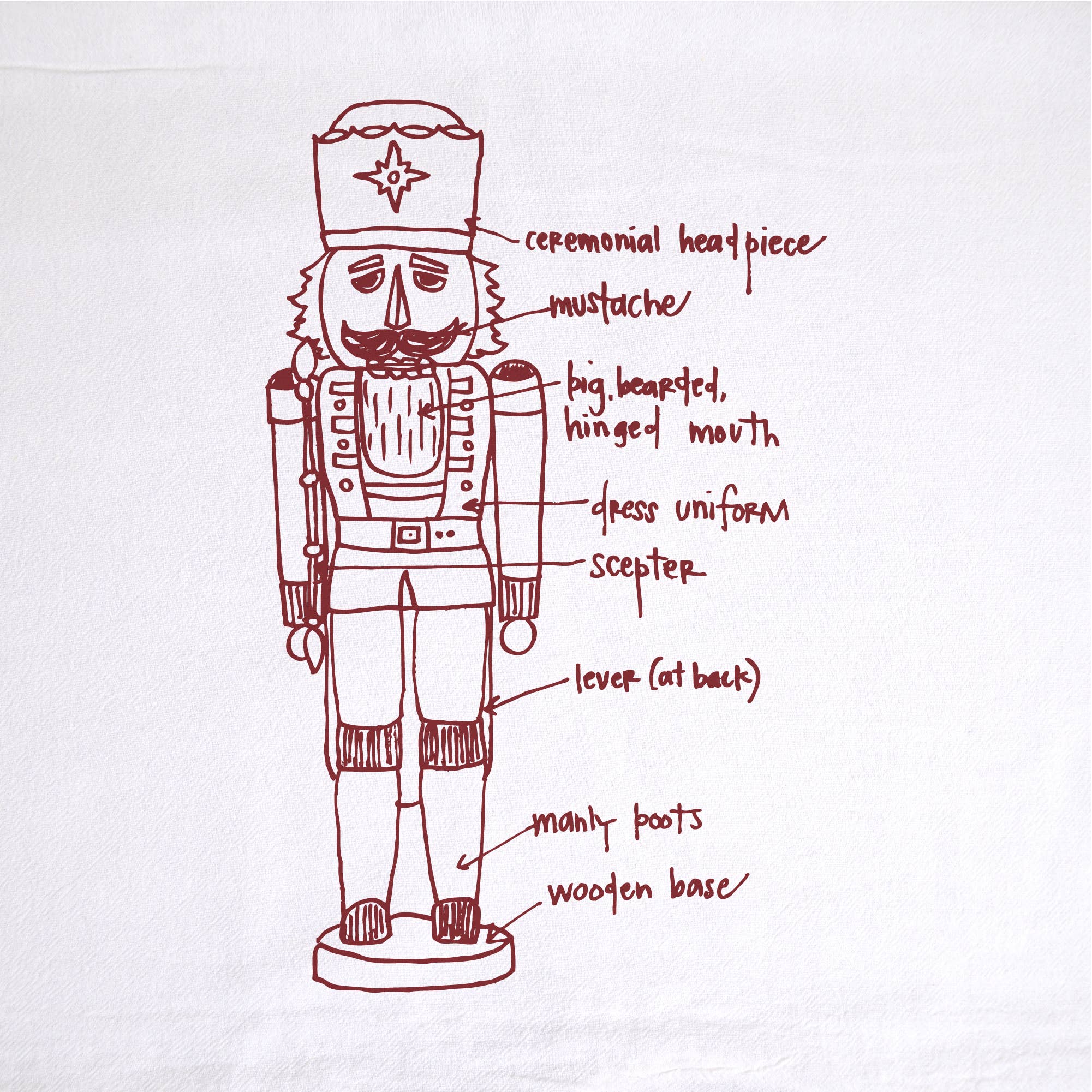 Nutcracker Tea Towel