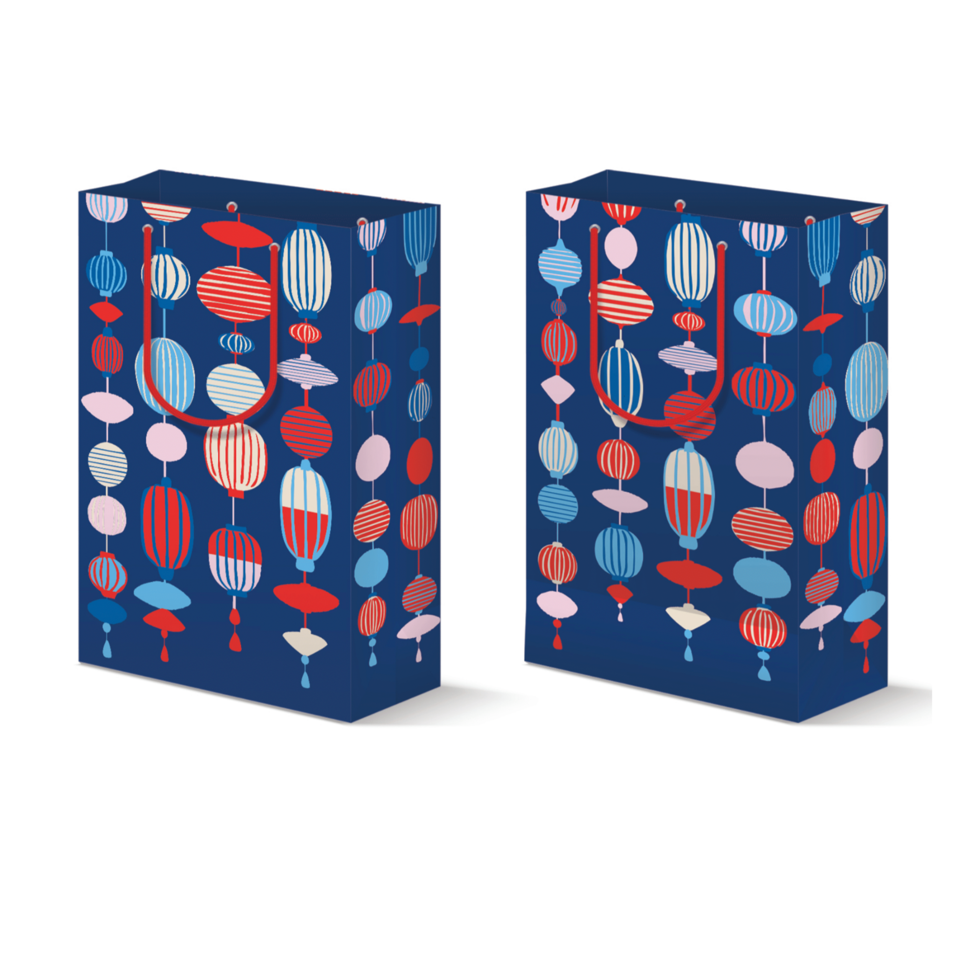 Holiday Gift Bag - Lanterns