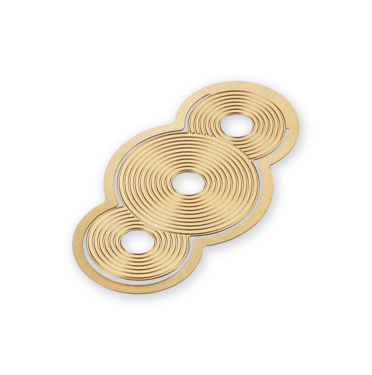 Brass Bookmark - Circlets