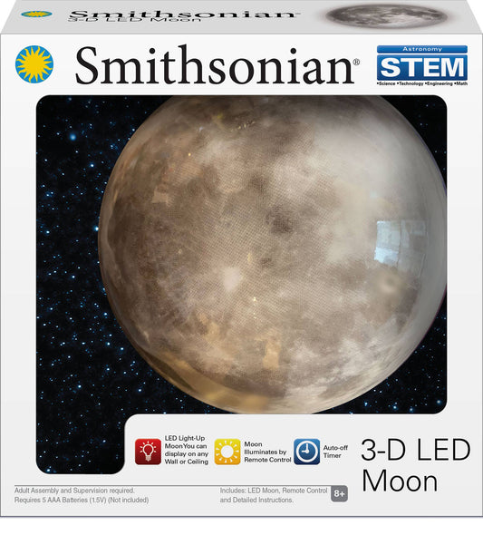 Smithsonian 3D LED 7" Moon