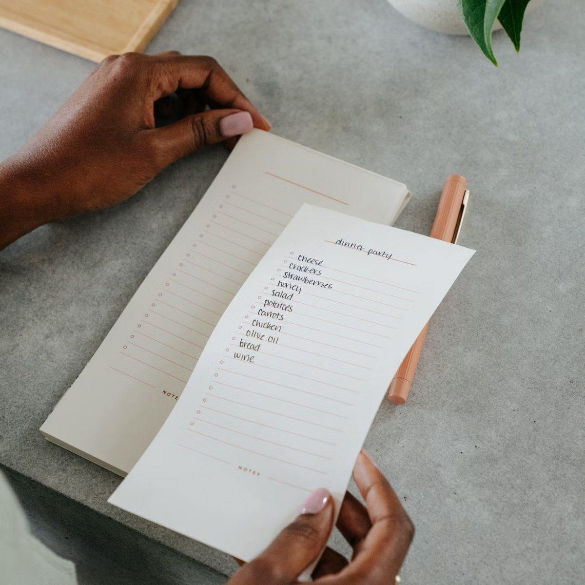List Notepads, Set of 3