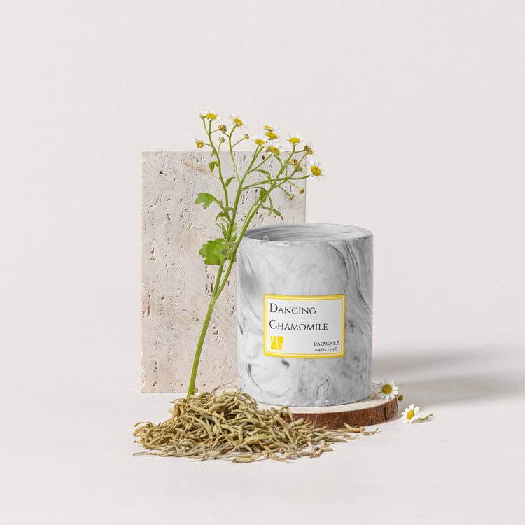 Dancing Chamomile Soy Wax Candle 9 Oz