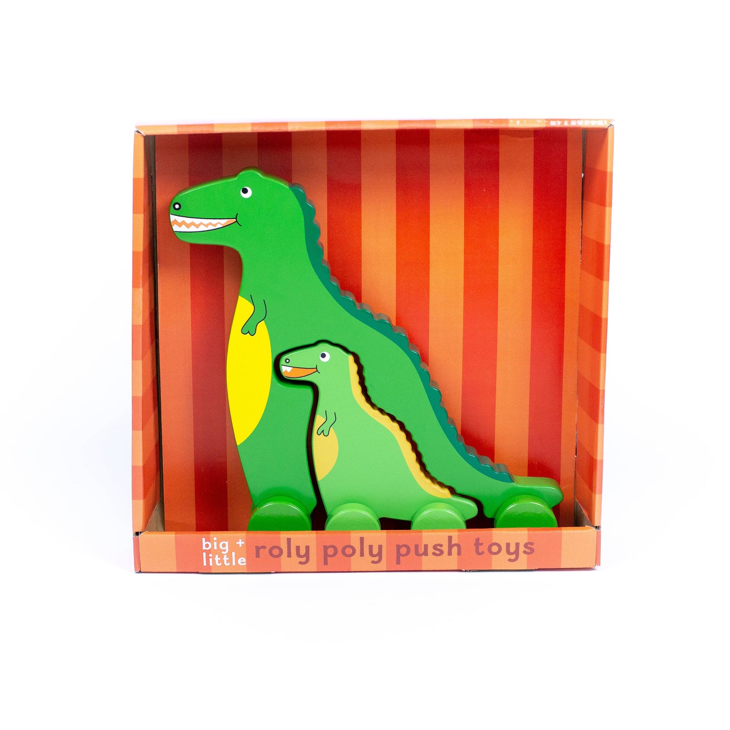 T Rex Dino Big & Little Wooden Roller