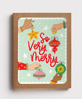 So Very Merry - box set of 8 holiday cards