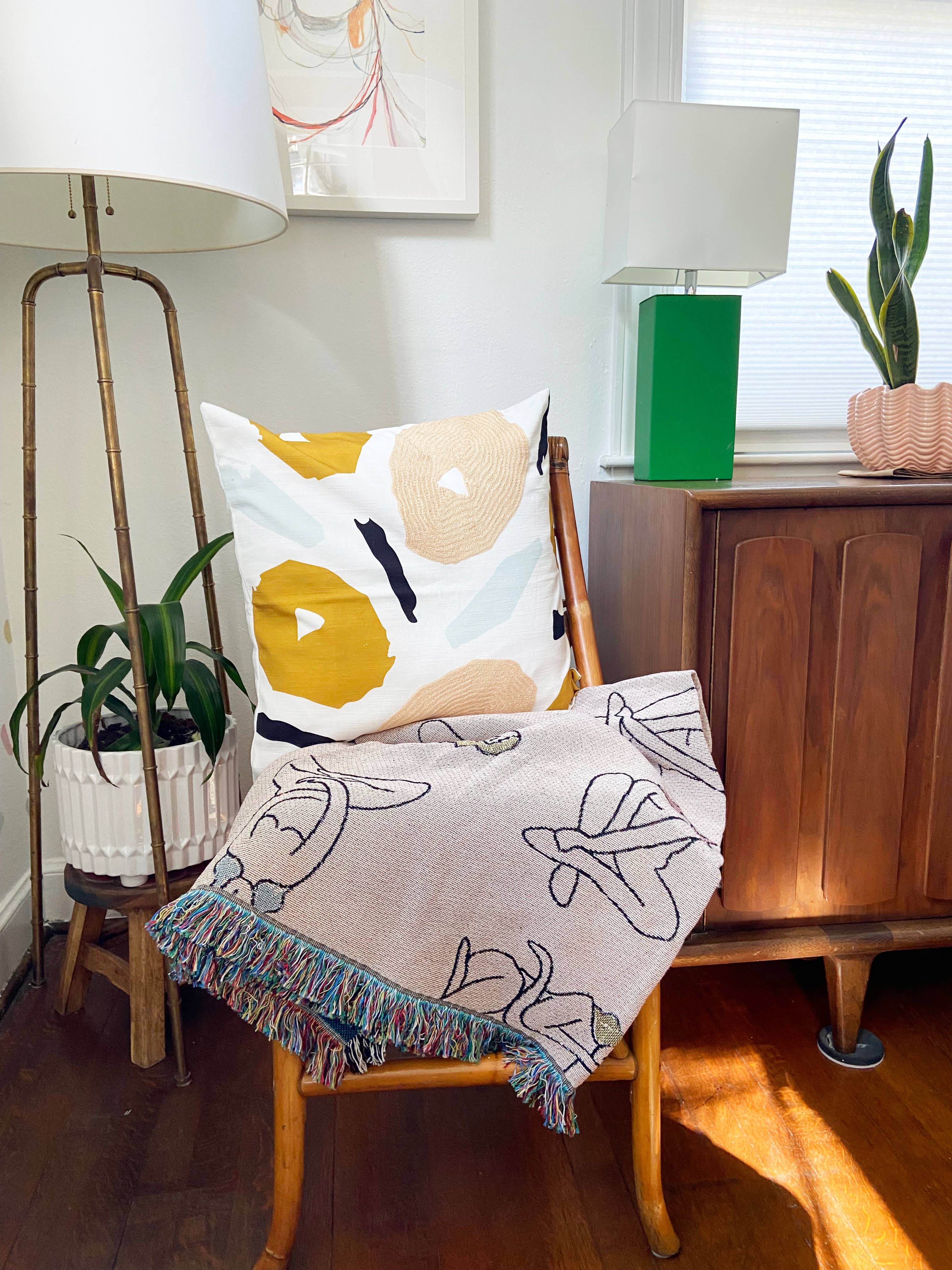 Throw Pillow - Bloom