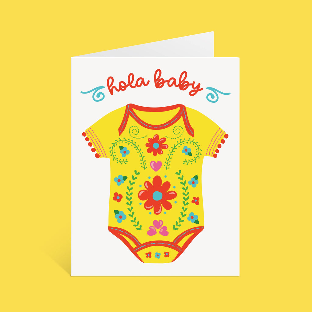 Hola Baby | New Baby Card in Spanish