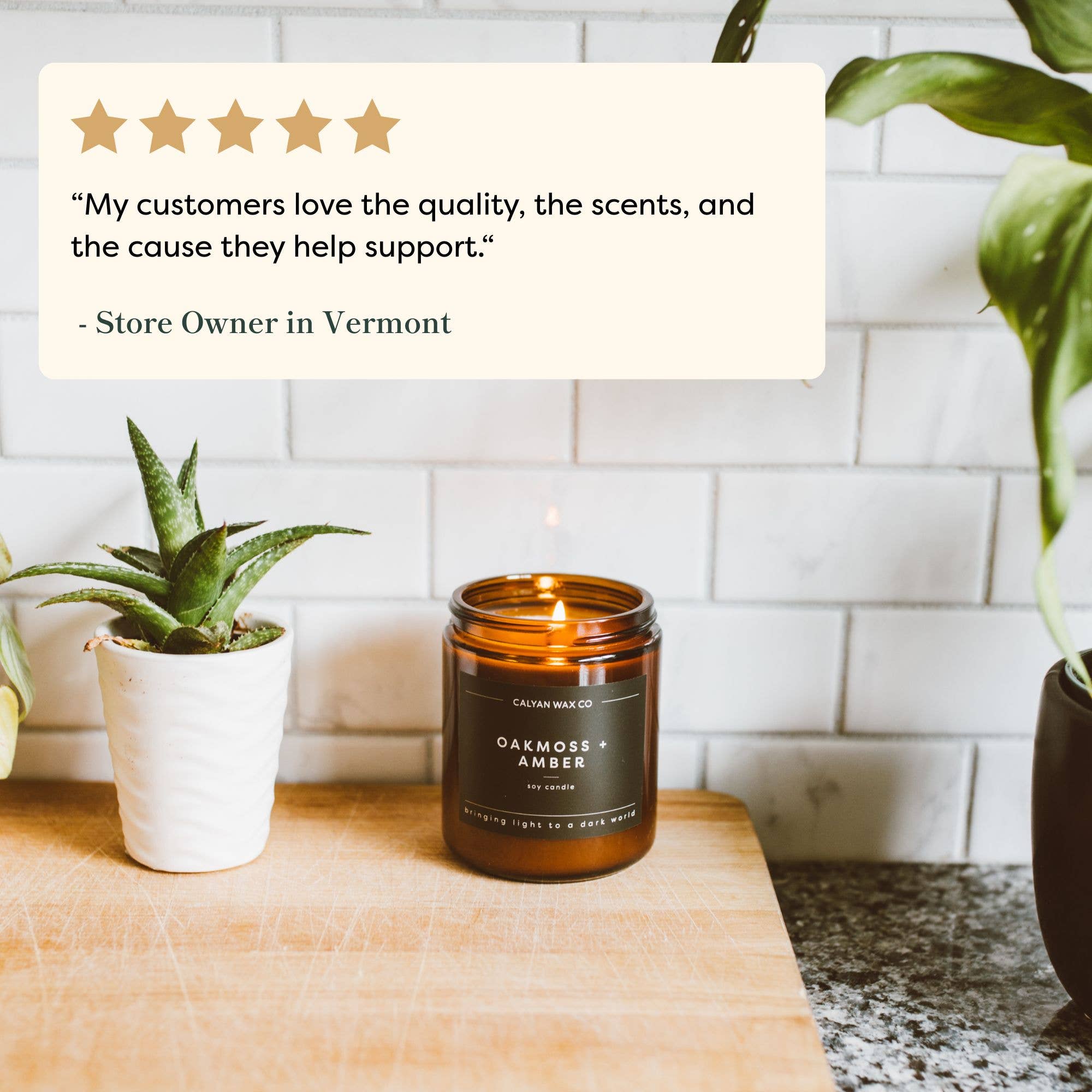 Passionfruit + Ginger - Amber Jar Soy Candle
