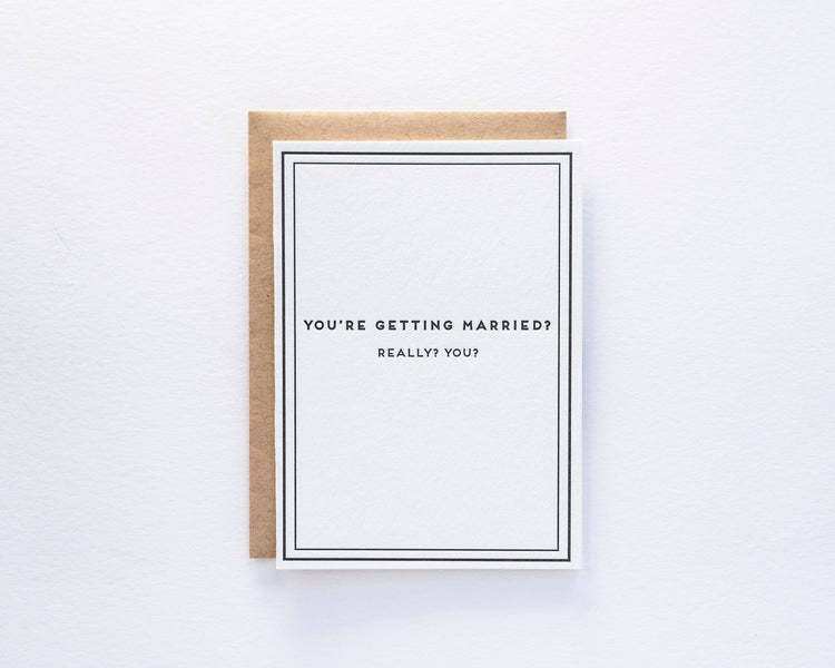 Dude Married Card