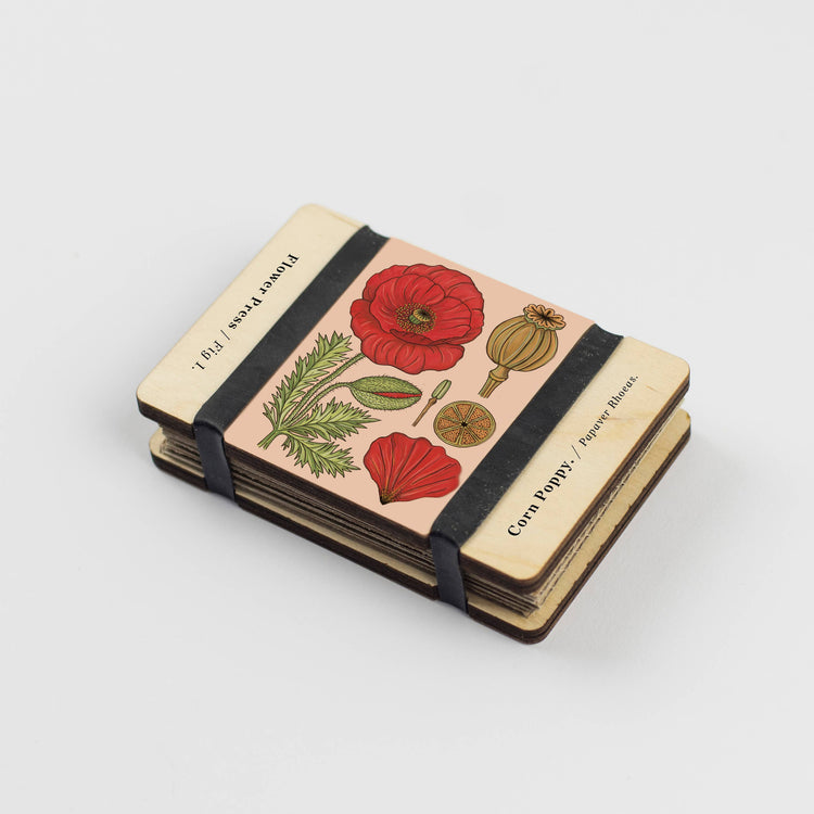 Pocket Flower Press - Vintage Corn Poppy