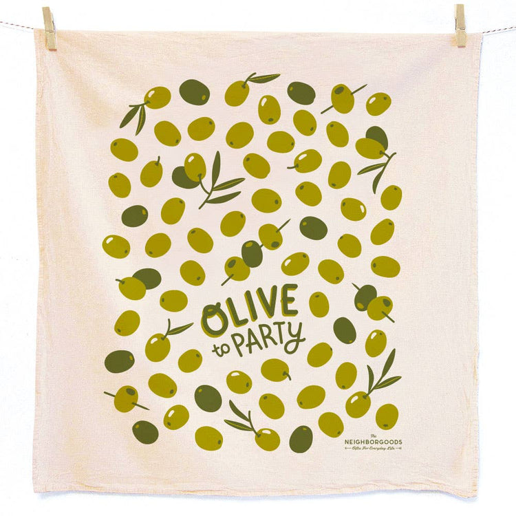 Olives Tea Towel