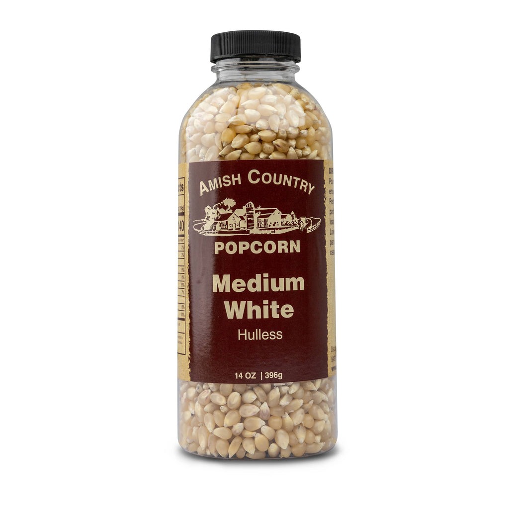 Amish Country White Hulless Popcorn
