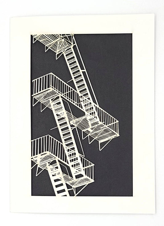 Fire Escape Design Greeting Card