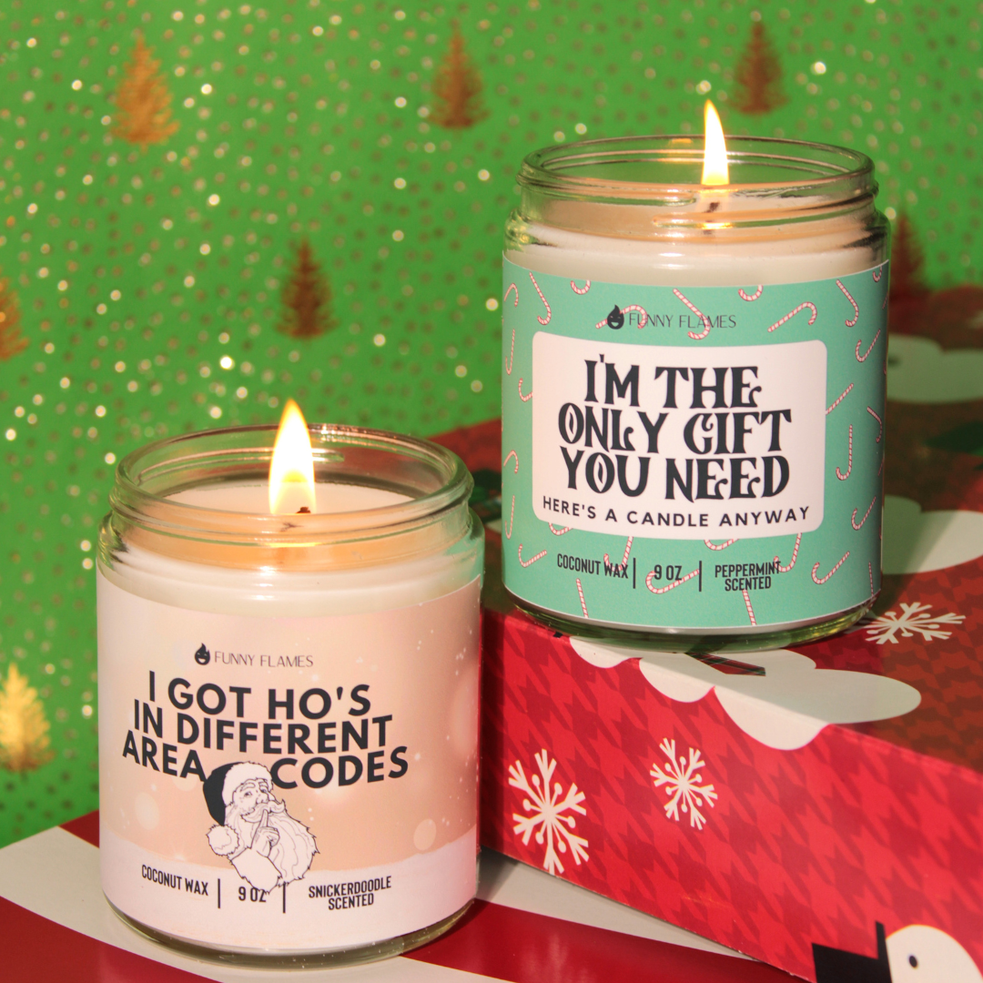 I'm The Only Gift You Need- Funny Christmas Gift Candle