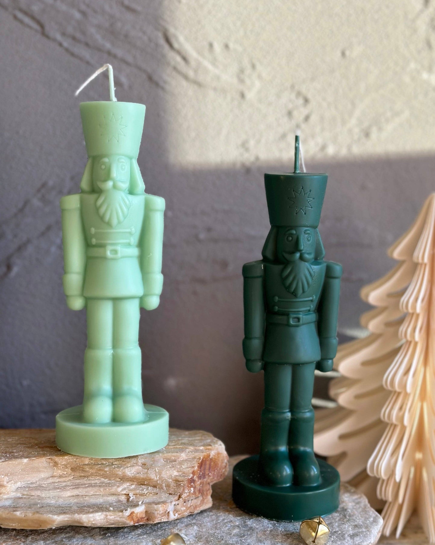 Nutcracker Candle: Hunter Green / Fraser Fir