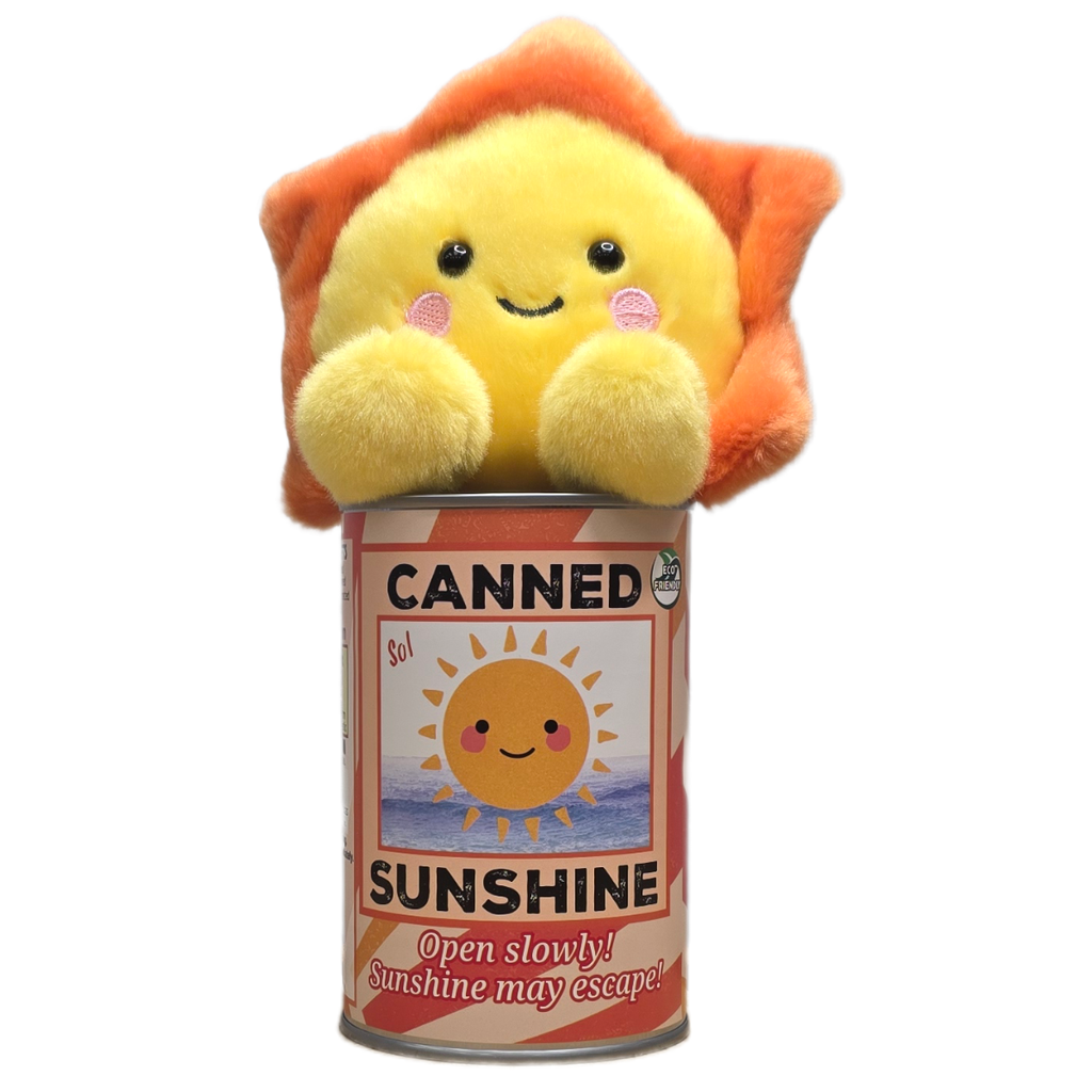 Sol the Canned Sunshine | Stuffed Plush w/ Jokes