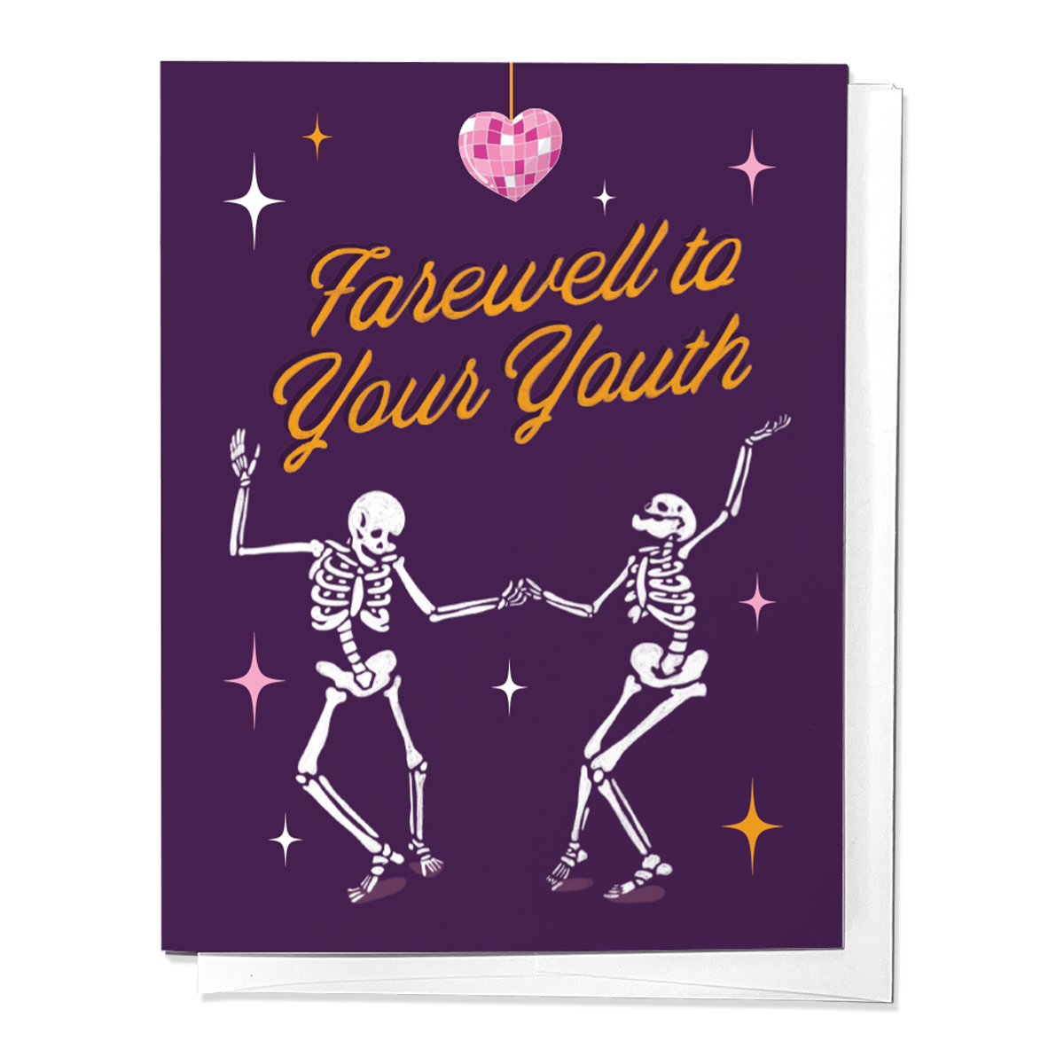 Farewell To Your Youth Skeleton Card